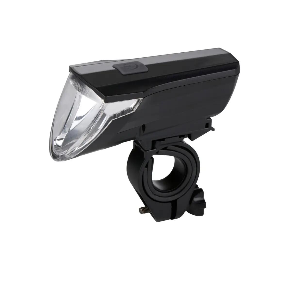 Lampka rowerowa LED Dunlop przednia 3 tryby świecenia na baterie 5/6