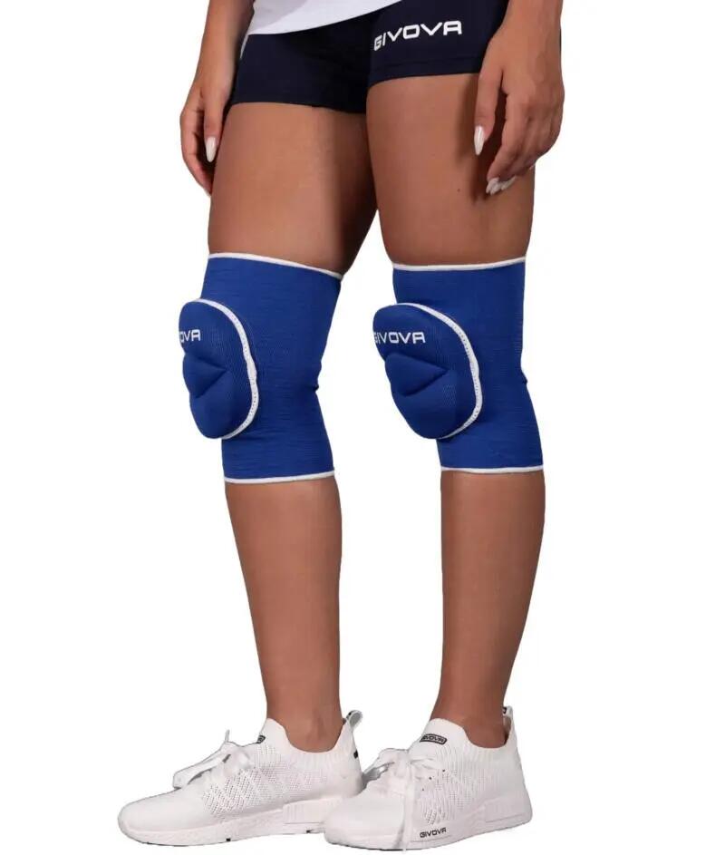 Ginocchiere givova azzurro/bianco 3/3