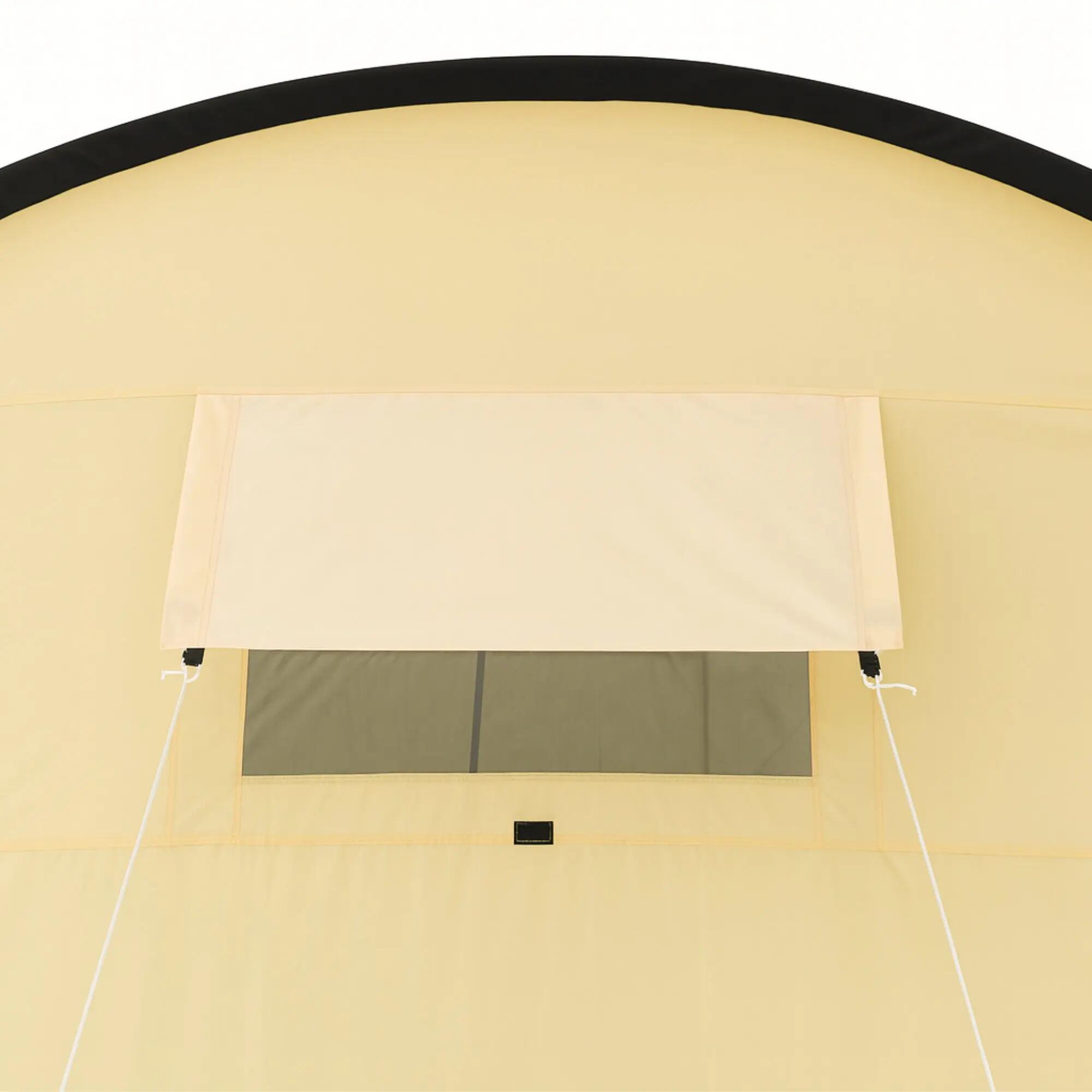 Zelt Caza für 6 Personen, 5000 mm Wassersäule, Beige/Sand, XXL Tunnelzelt 6/8