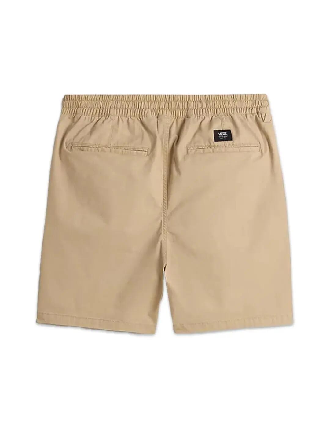 Bermudas y pantalones cortos para Hombre Vans Range relaxed elastic Beige 4/5