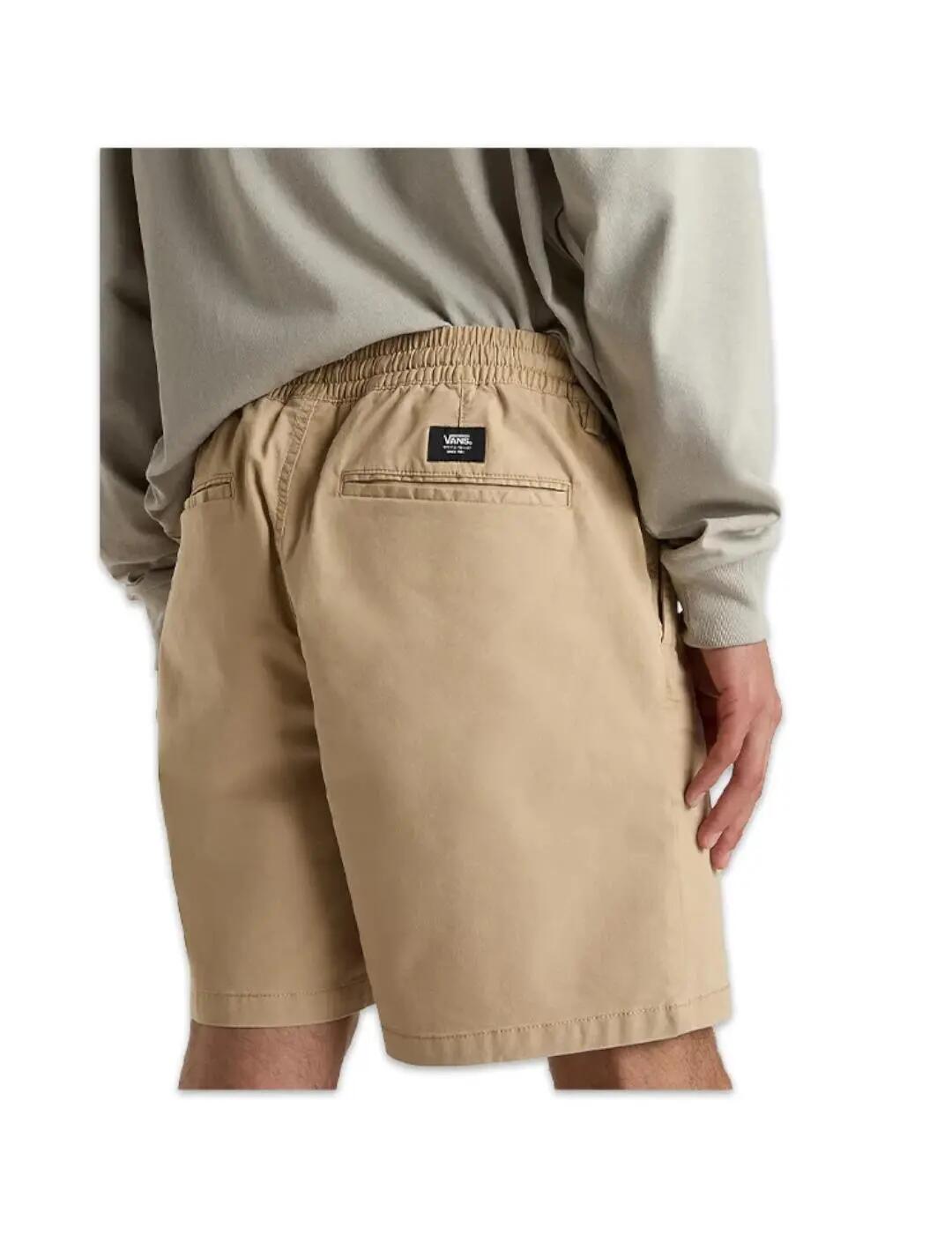 Bermudas y pantalones cortos para Hombre Vans Range relaxed elastic Beige 2/5