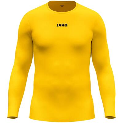 Longsleeve - voetbal - heren - function - bodyfit - geel