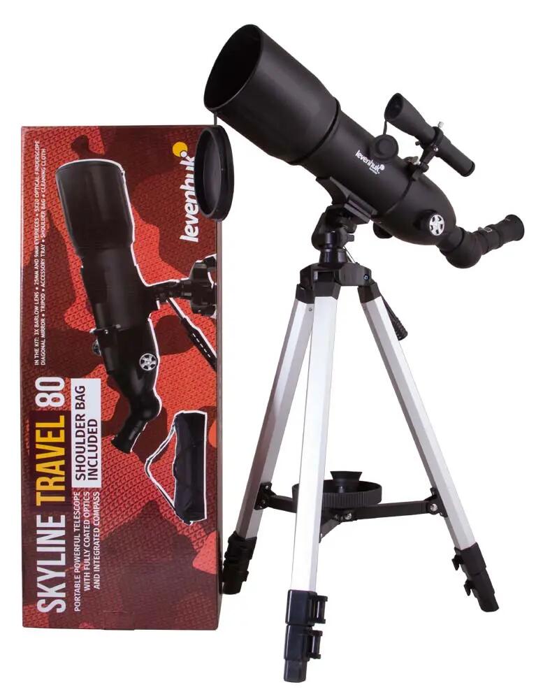 Telescopio - Astronomía - Refractor 80 mm - Travel 80 - negro 2/15
