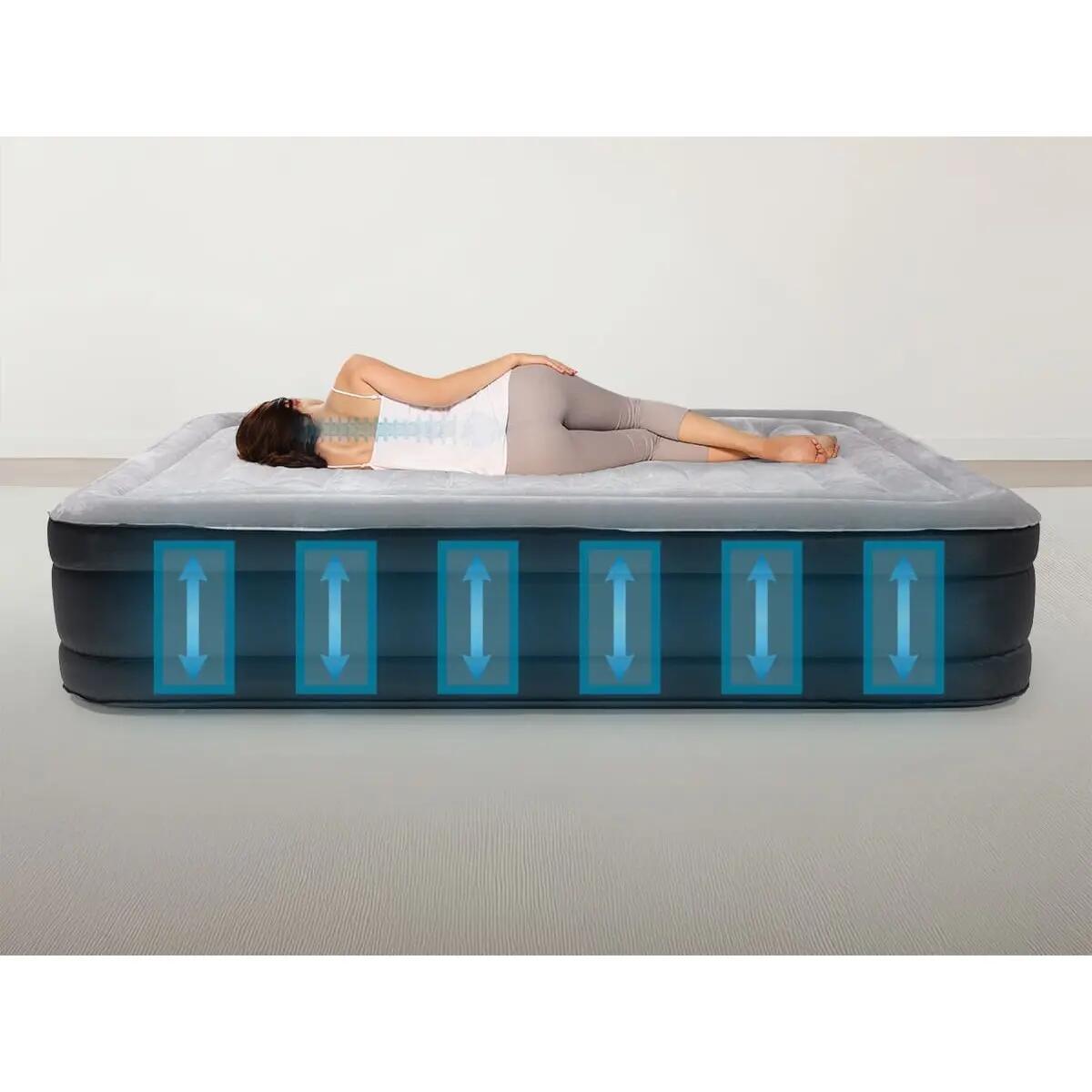 Materac dmuchany dwuosobowy Sveja Premium, z pompką i funkcją Smart Air Control 7/14