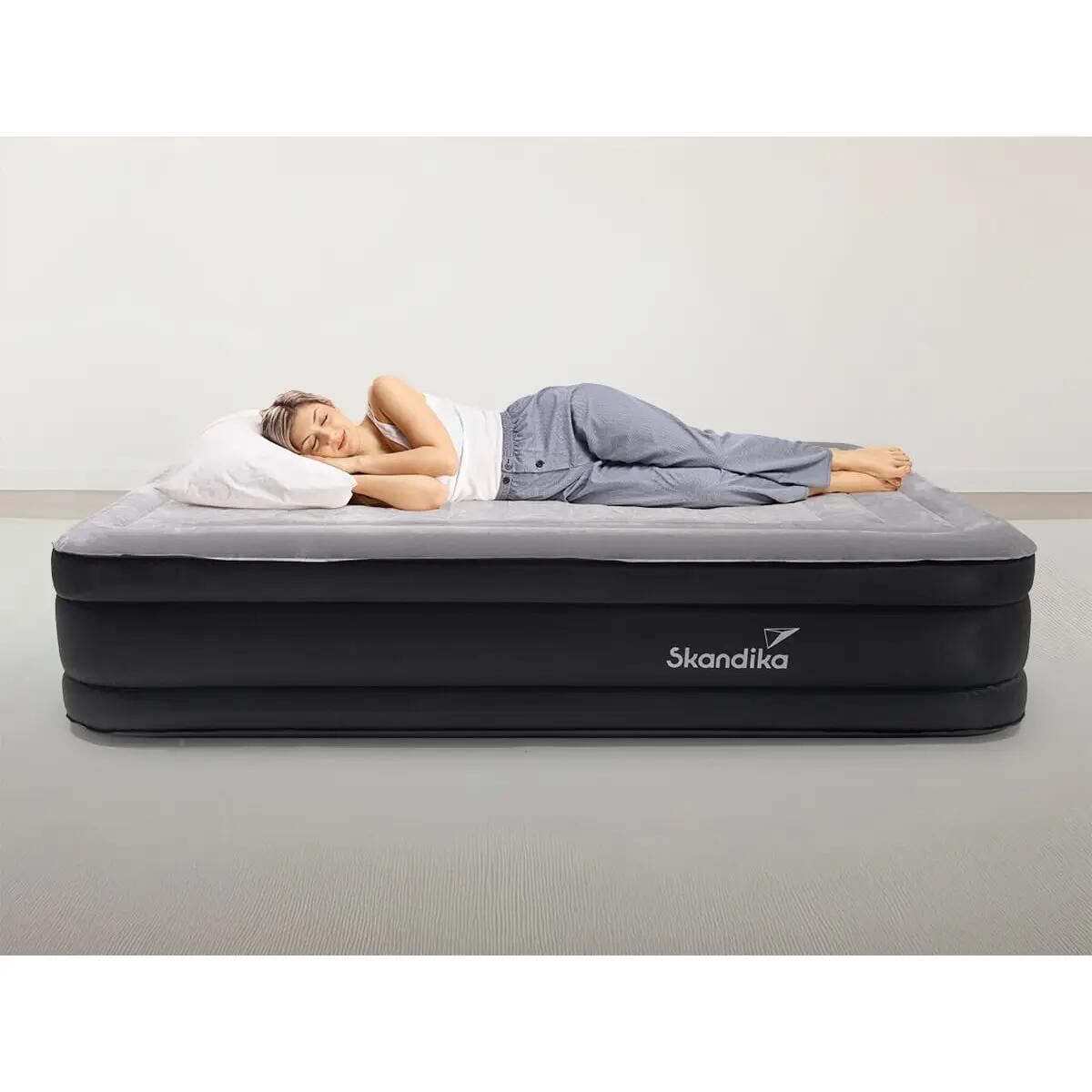 Materac dmuchany dwuosobowy Sveja Premium, z pompką i funkcją Smart Air Control 4/14