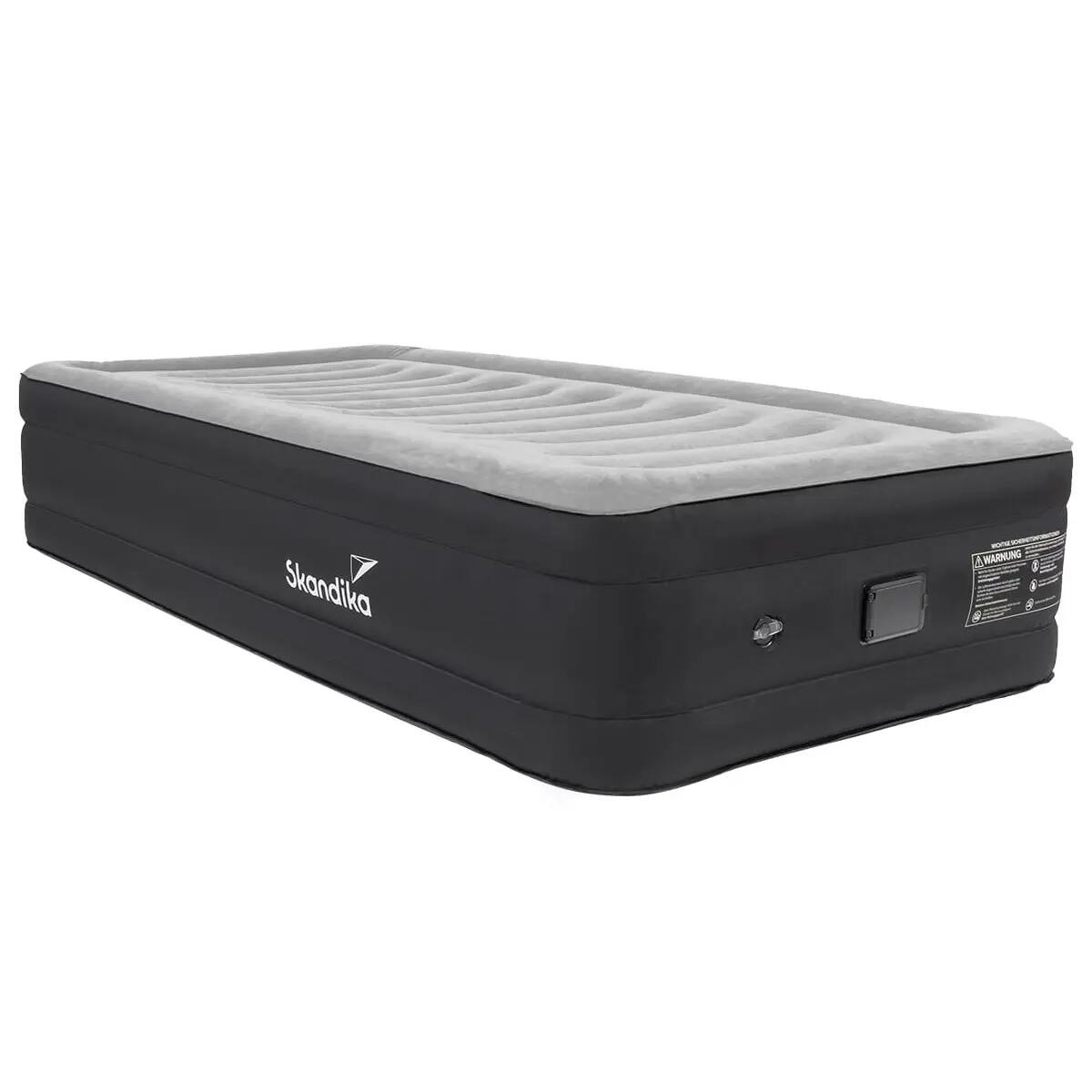 Materac dmuchany jednoosobowy Sveja Flex z osobną pompką USB, do 150 kg 2/14