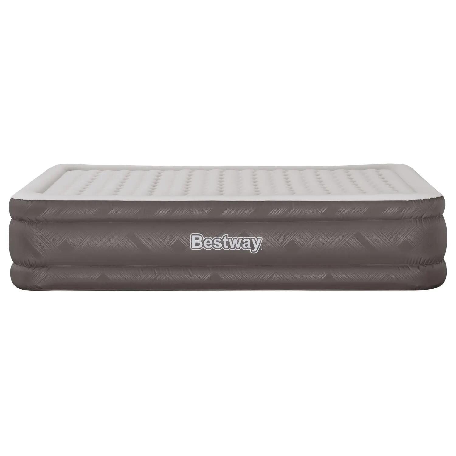 Materac dmuchany Bestway 69050 dwuosobowy łóżko 203×152×46 cm wbudowana pompka 3/8