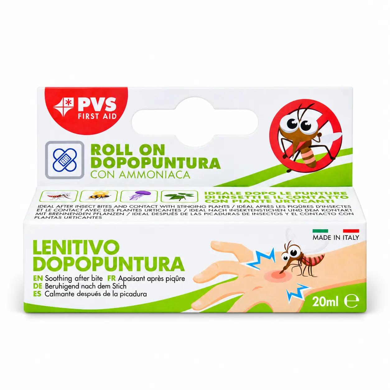 Roll-on Après-Piqûres de Moustiques à l'Ammoniaque et à l'Aloe Vera 2/3