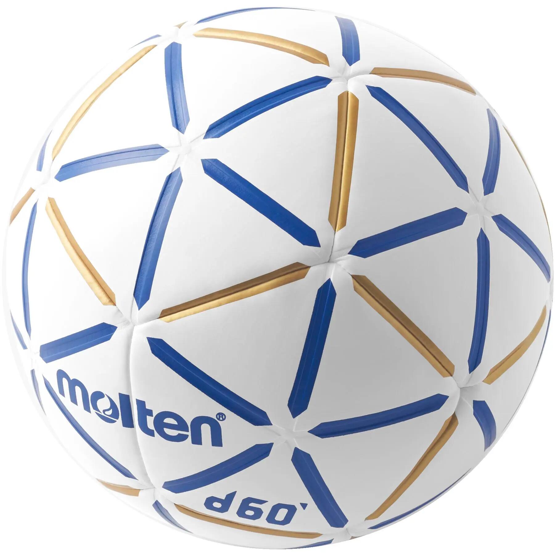 Ballon handball Molten d60 Resin-Free Bleu/Blanc PU 2/11