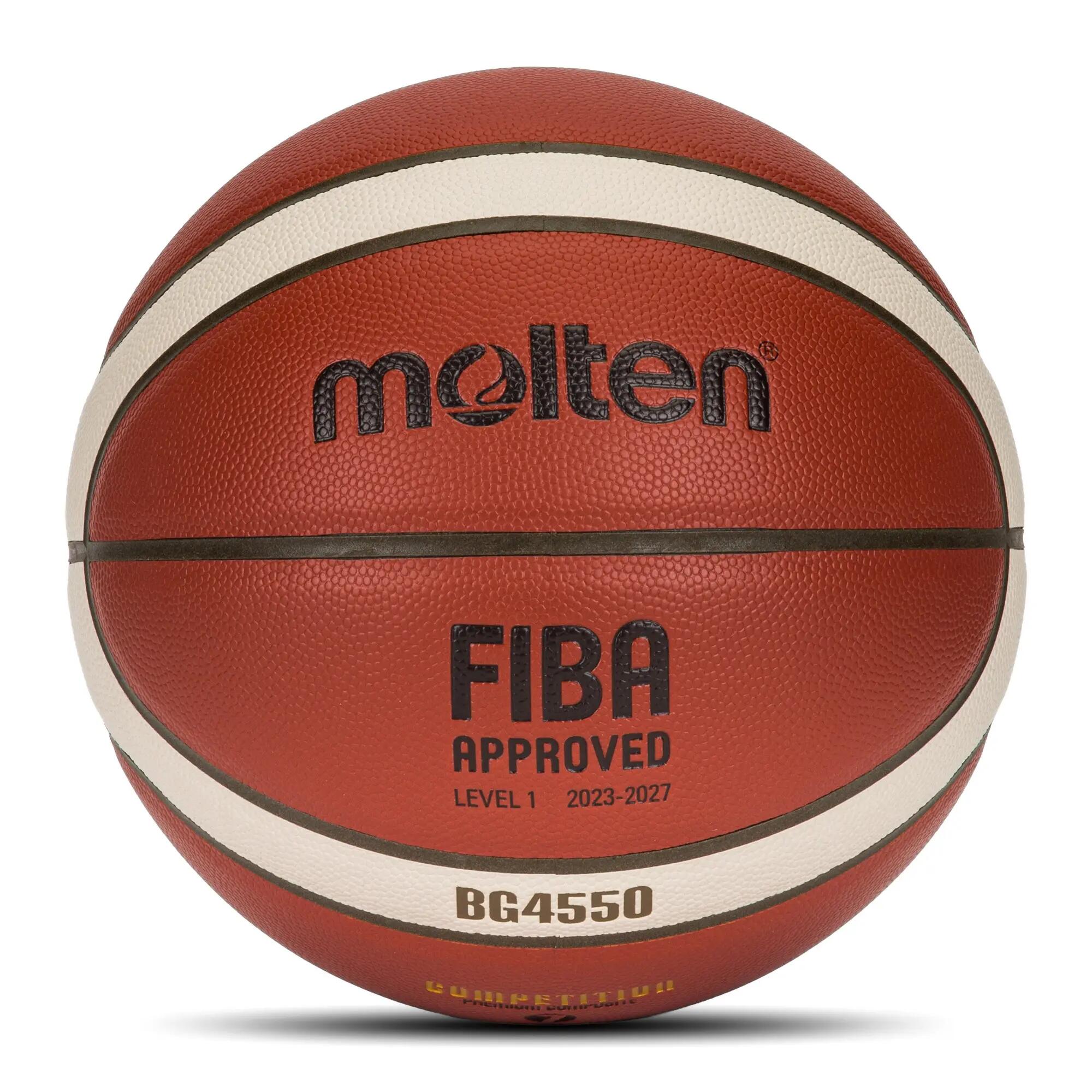 BG4550 Composiet lederen basketbal (Oranje) 7 5/9