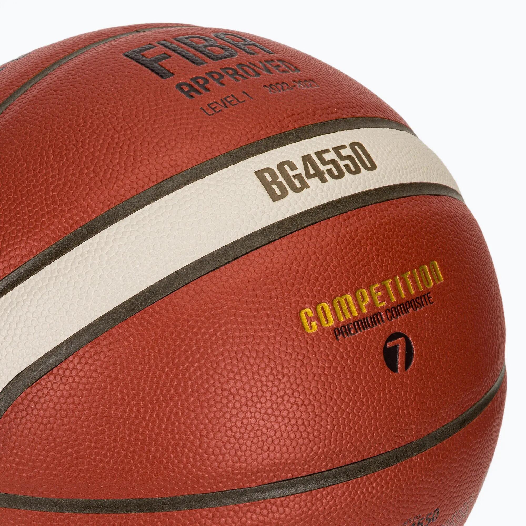BG4550 Composiet lederen basketbal (Oranje) 7 3/9