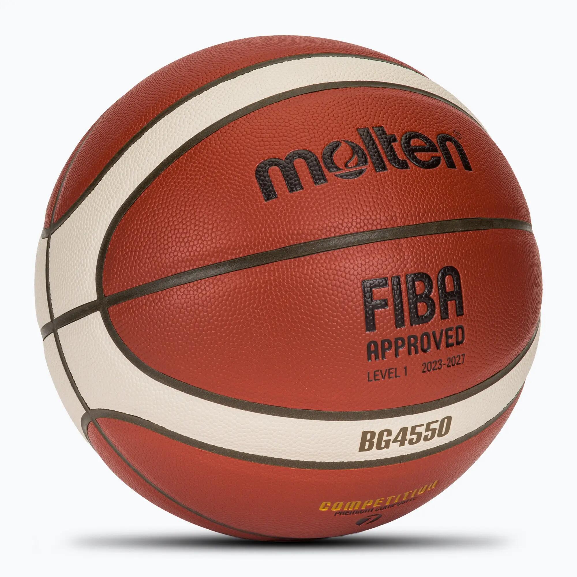 BG4550 Composiet lederen basketbal (Oranje) 7 2/9