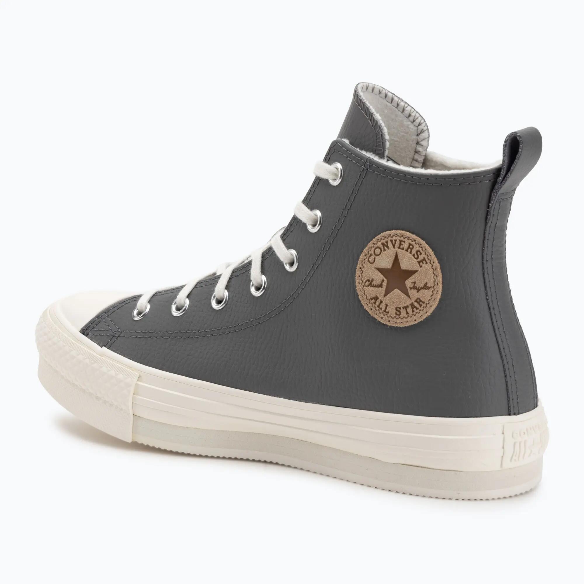 Adidași damă Converse Chuck Taylor All Star EVA Lift Platform Leather 3/7