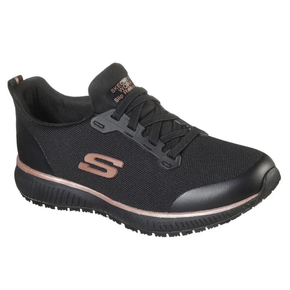 Baskets Trabajo FEMME Skechers Squad Sr NOIR antidérapante 2/7