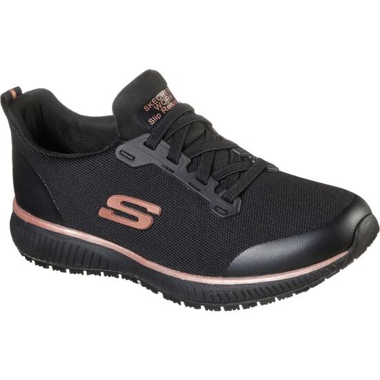 Zapatillas para Mujer Skechers Squad sr work Negro