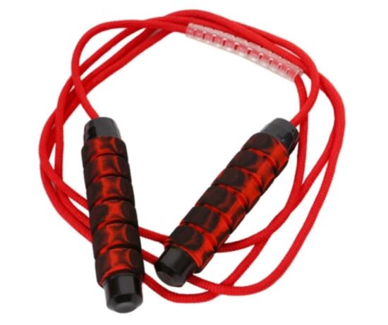 Corde à sauter OKO Lestée 120 g, réglable 3,2 m, poignées néoprène