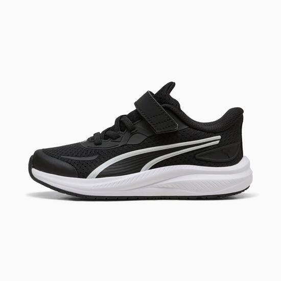 Chaussures de course enfant PUMA Skyrocket 2 - Légères, respirantes - Blanc/Noir