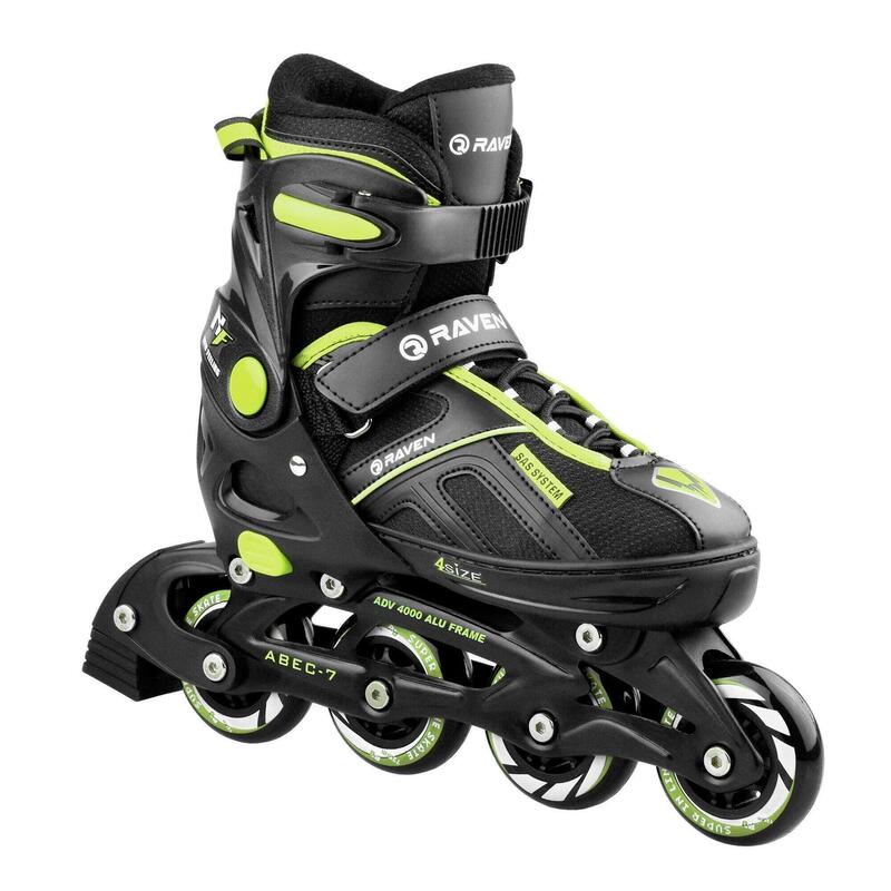 Patines Ajustables Pulse Negro/Lima