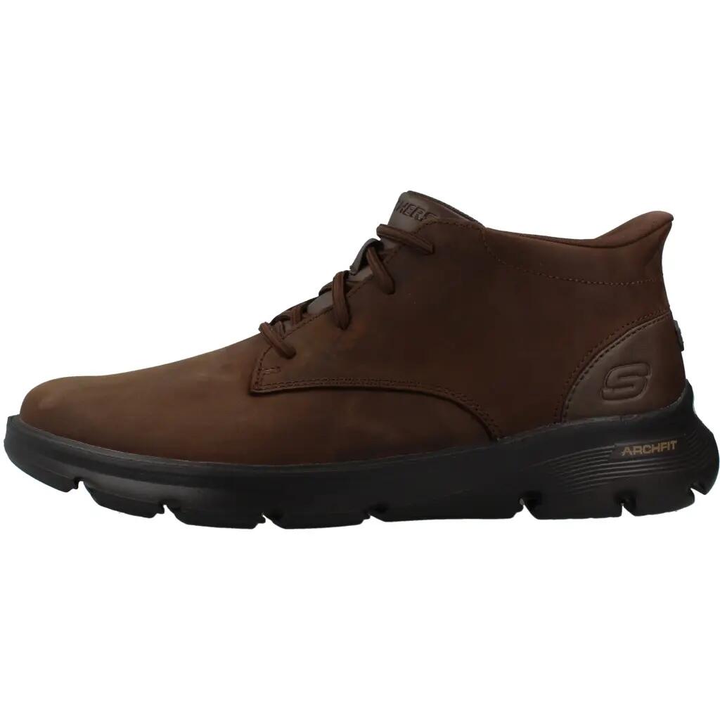 Skechers Arch Fit Garza Brown Boots 2/6