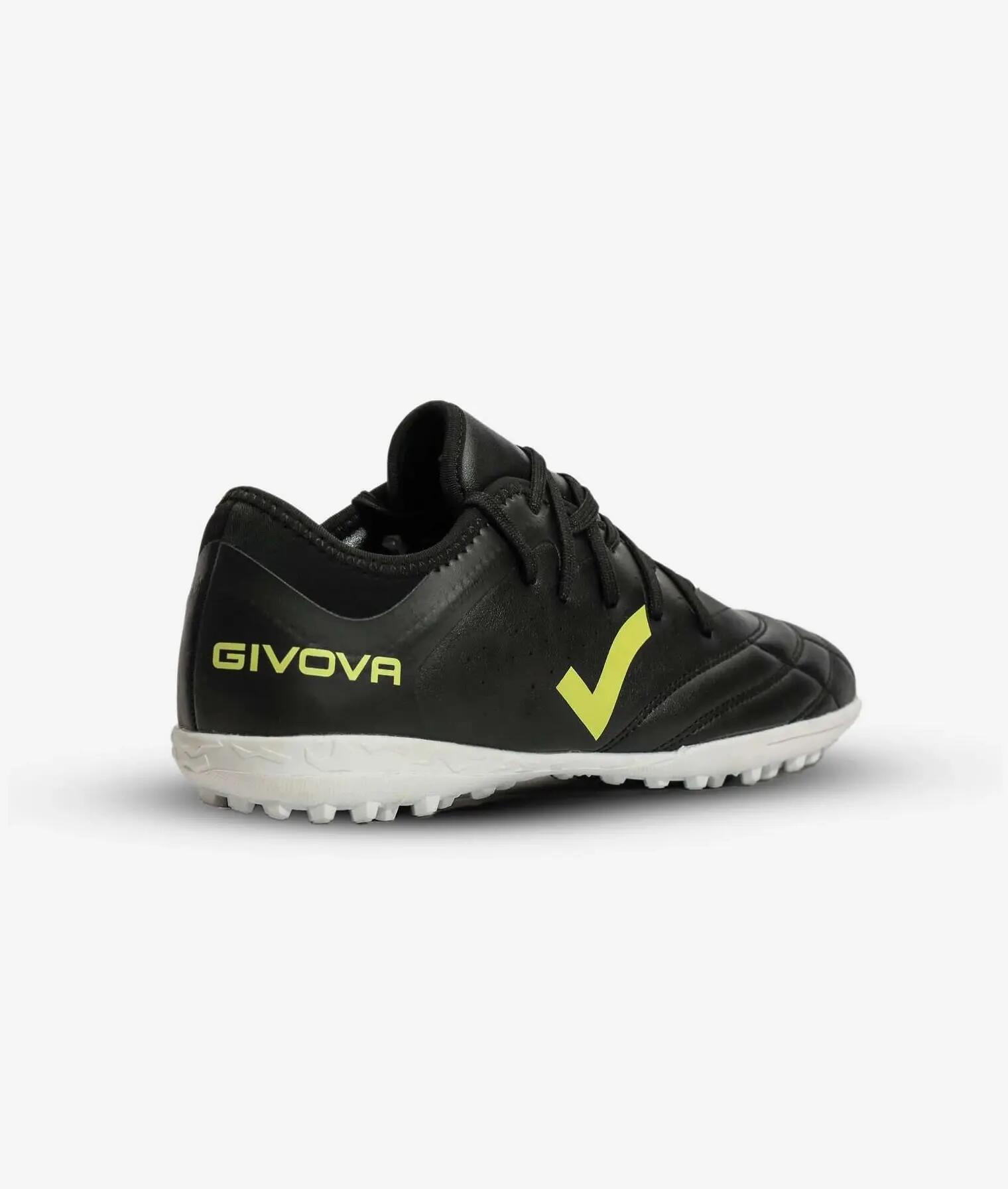 Scarpe da calcio uomo tf - erba sintetica givova nero 4/4