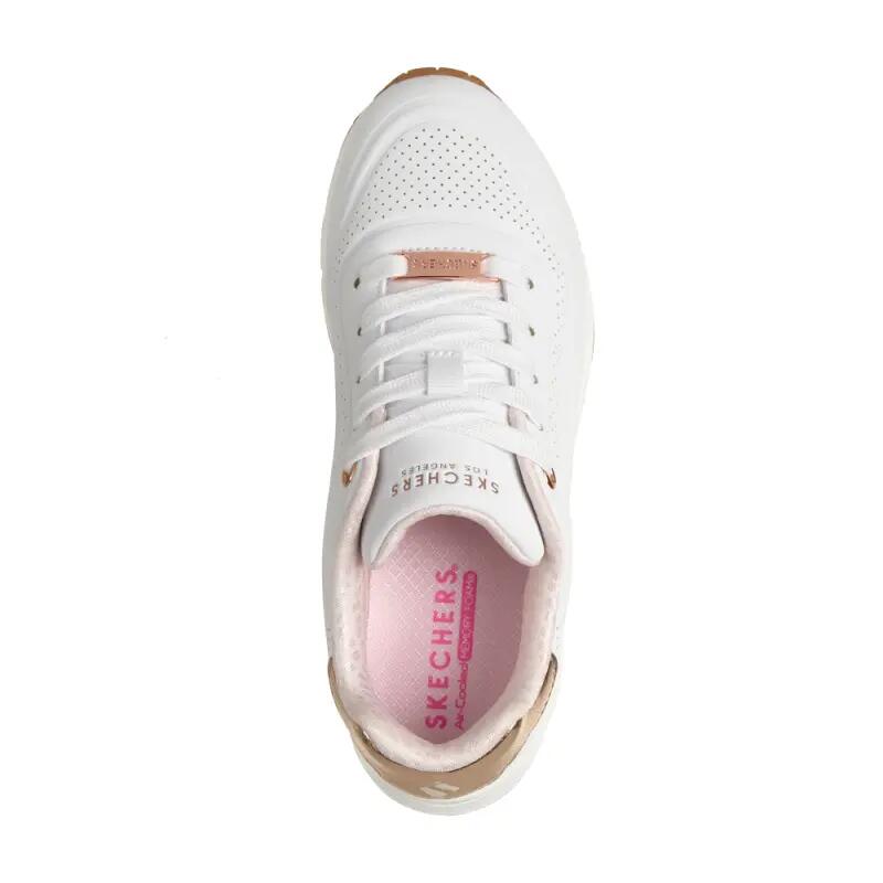 Fitnessschoenen - Dames - Skechers Uno Gen1 Wave - Wit/Zwart 2/5