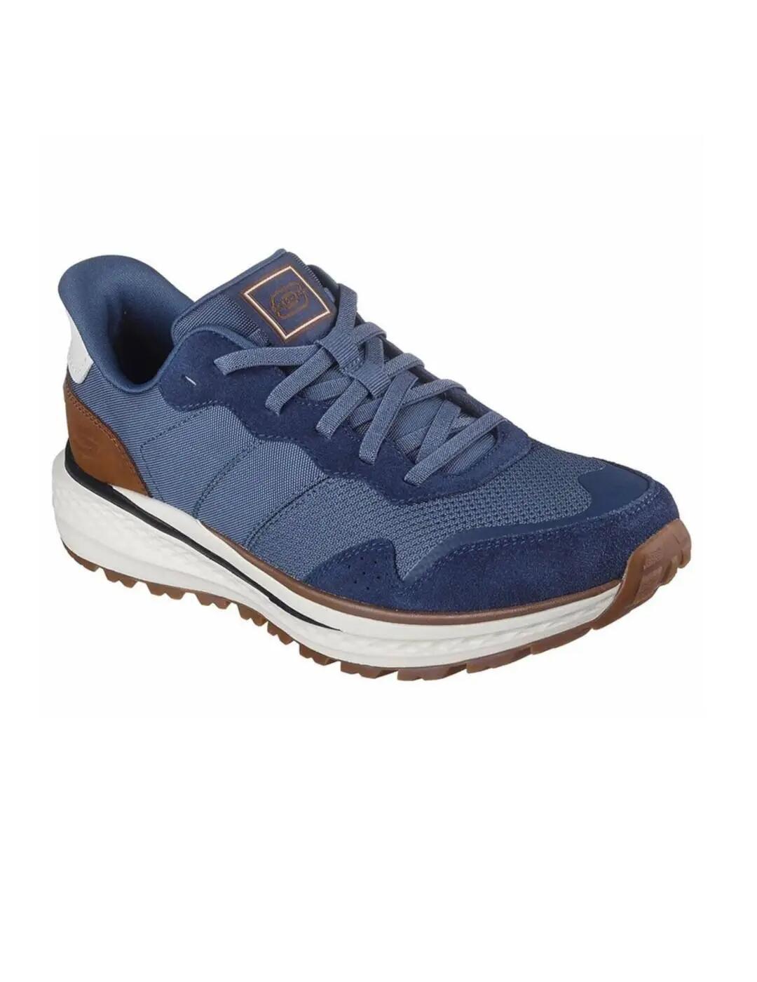 Chaussures pour hommes Skechers Slade ultra mercer Bleu 3/5