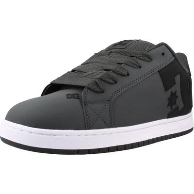 Leren schoenen court graffik grau heren