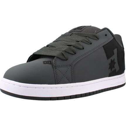 Chaussures en cuir COURT GRAFFIK Gris Homme