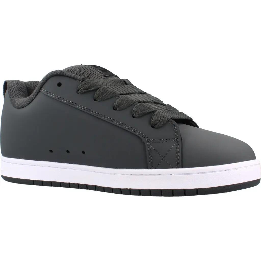 Leren schoenen COURT GRAFFIK Grau Heren 5/5