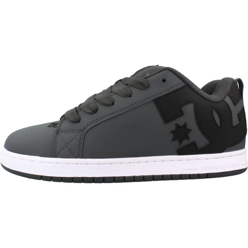 Leren schoenen COURT GRAFFIK Grau Heren 2/5