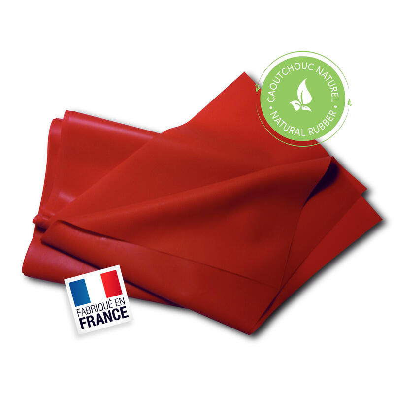 Bande Elastique en Latex Naturel Rouge