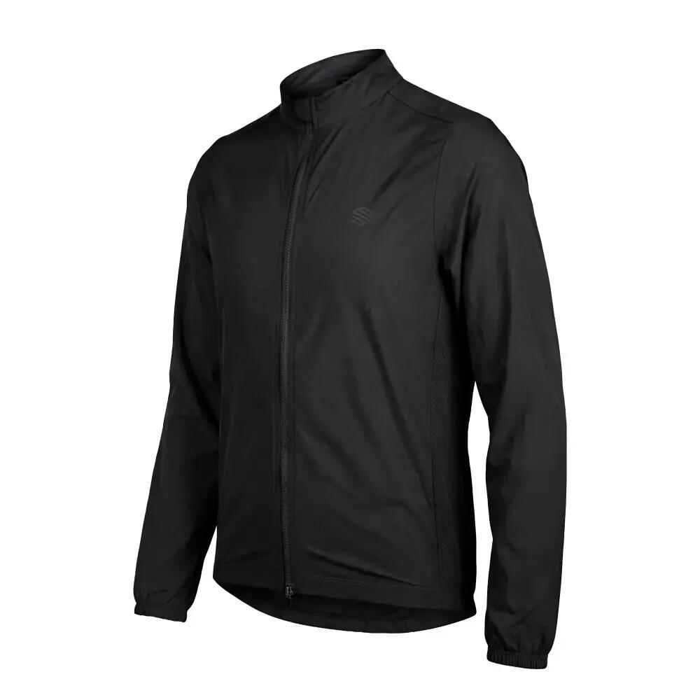 Giacca antivento ultraleggera ciclismo uomo J4 Windbreak Black Nero 6/8
