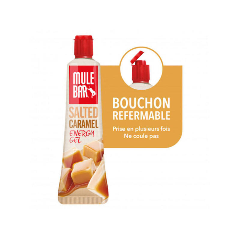 24 gels énergétiques - Végan - avec bouchon refermable - 37g - Pomme