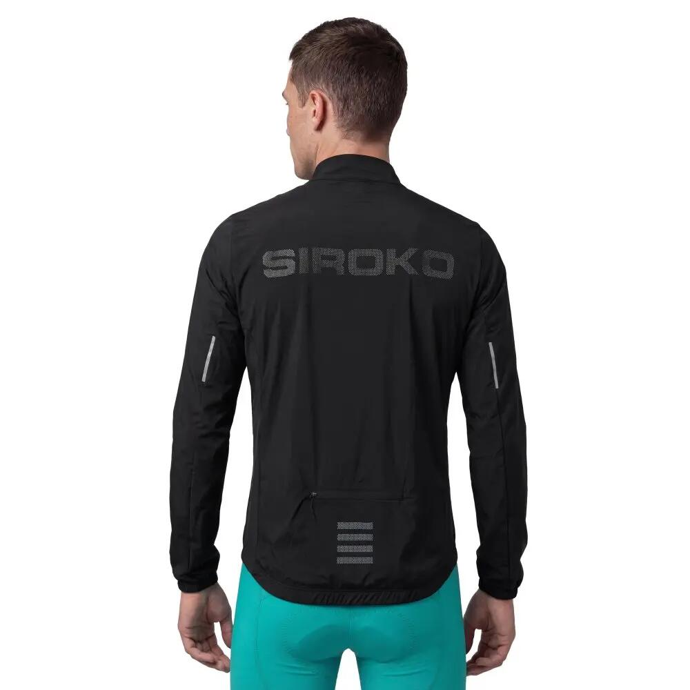 Giacca antivento ultraleggera ciclismo uomo J4 Windbreak Black Nero 2/8