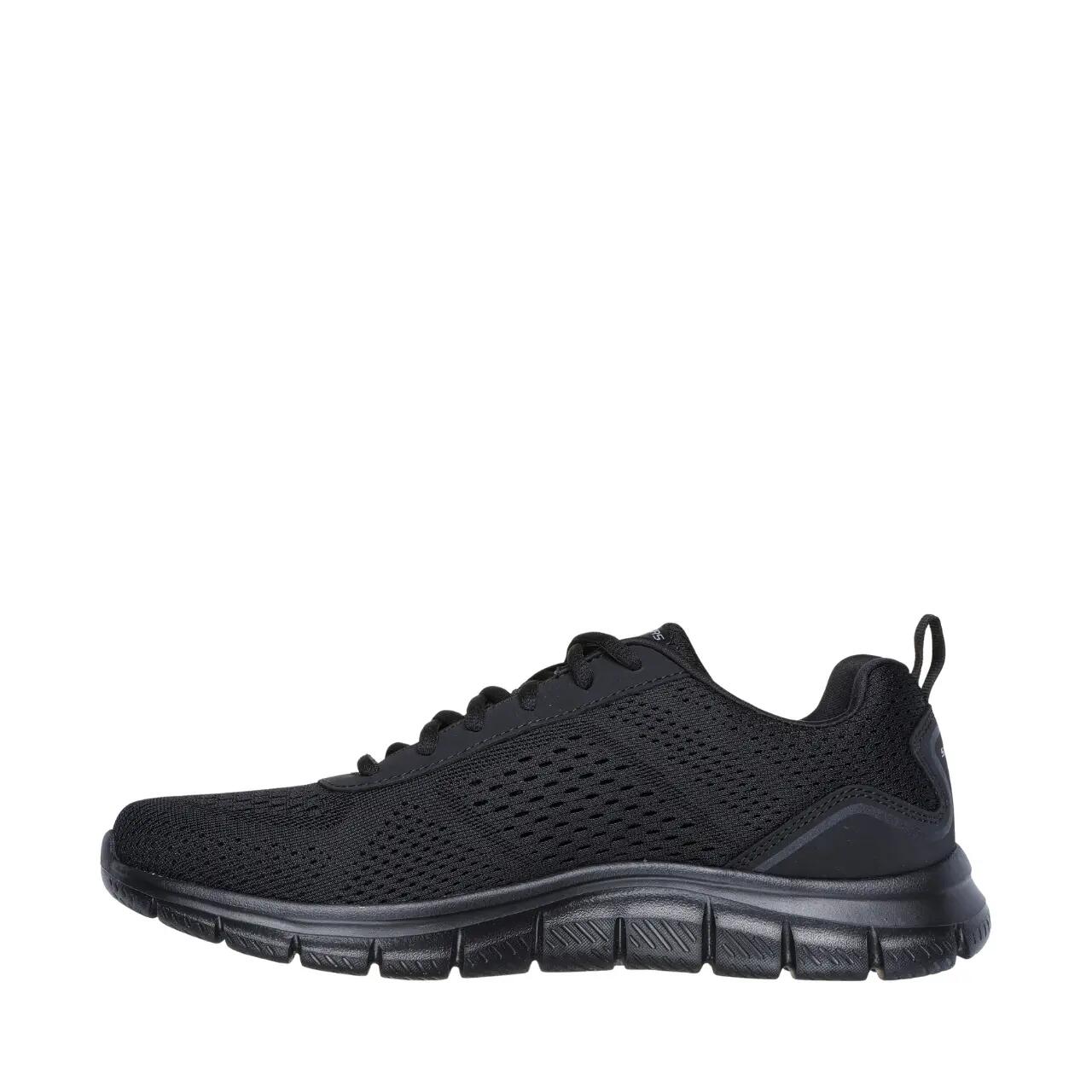 Skechers Track Leshur, Scarpe da Ginnastica Uomo, Rete Sintetica Nero EU 46 4/5
