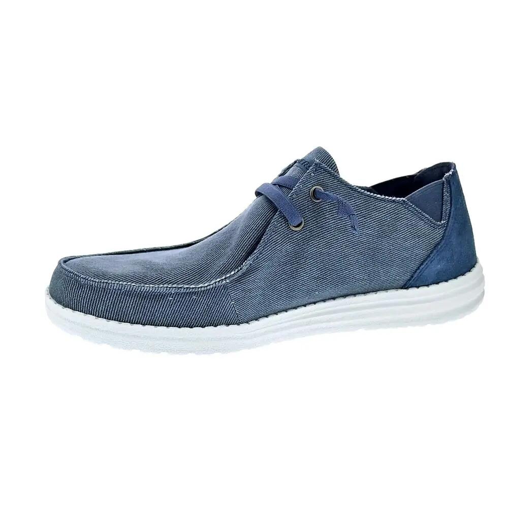 Skechers Melson Raymon 66387-BLU - Sneaker slip-on blu, EU 44 2/6