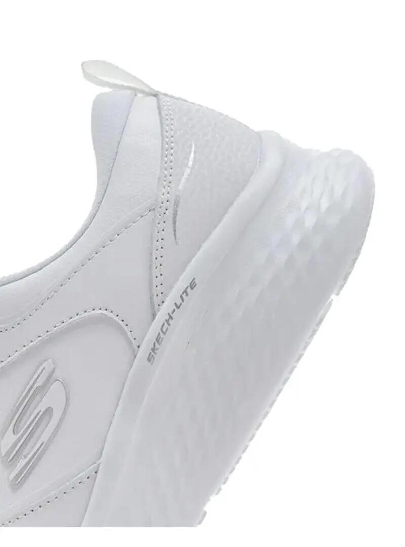 Zapatillas para Mujer Skechers Skechers lite Blanco 3/5