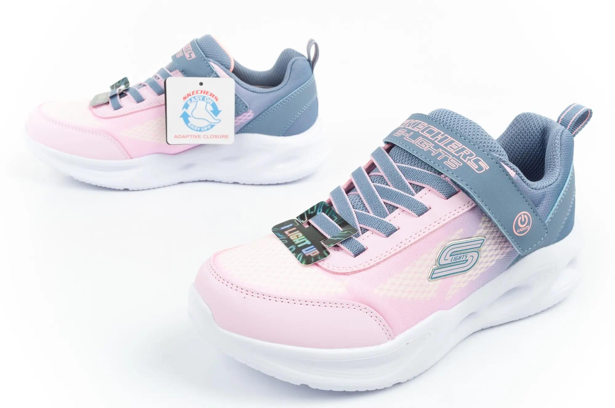 Zapatilla Multideporte para UNISEX JUNIOR SKECHERS s lights sola glow 4/6