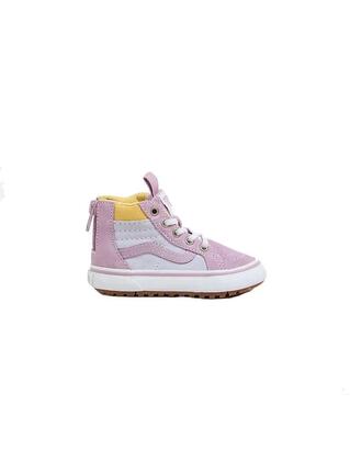 Chaussure pour fille Vans Sk8-hi zip rose