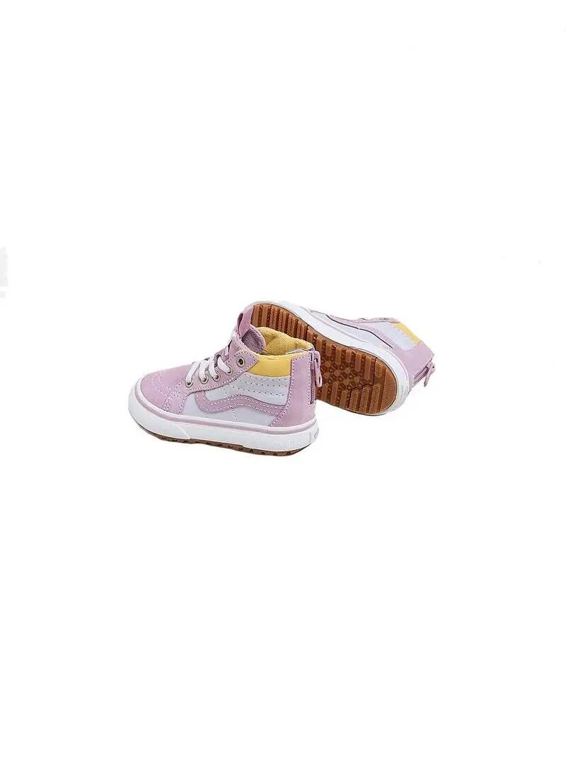 Chaussure pour fille Vans Sk8-hi zip rose 4/5