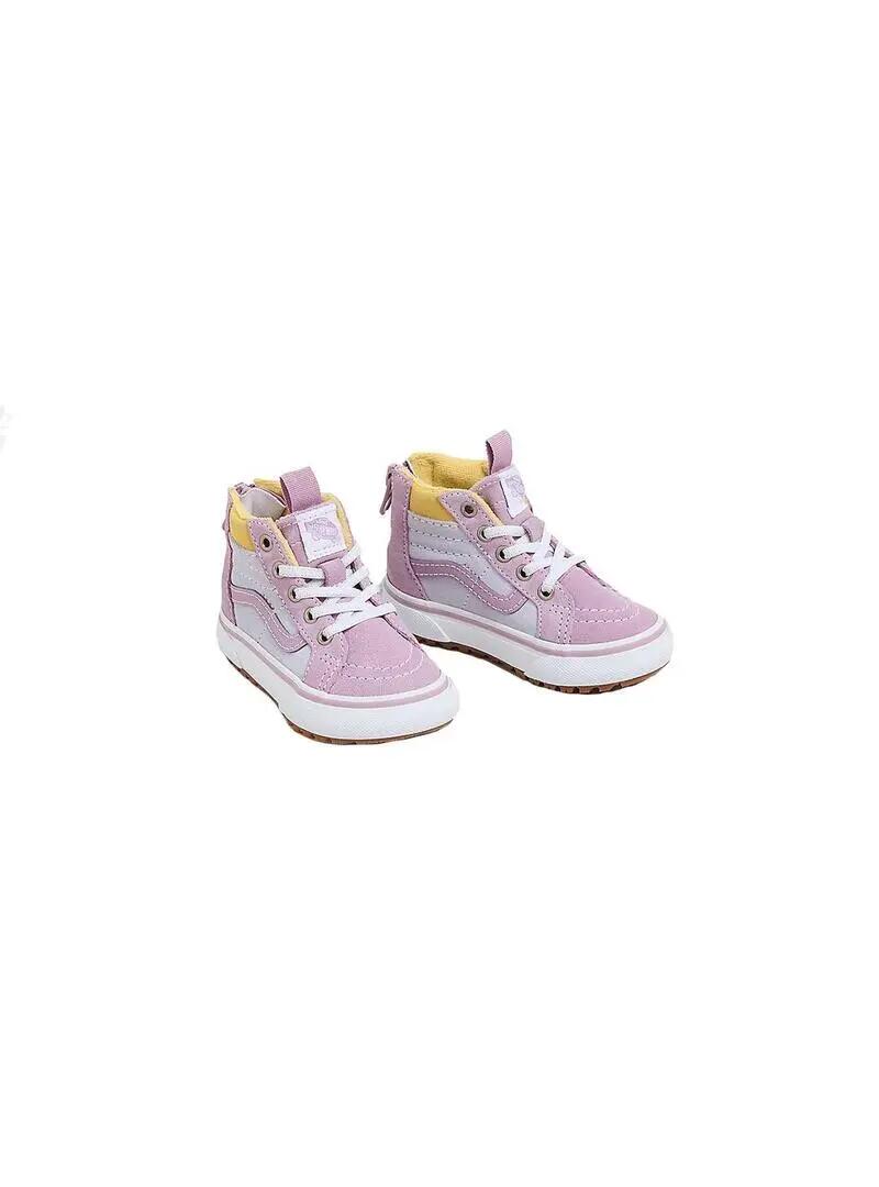 Zapatilla para Niña Vans Sk8-hi zip Rosa 3/5