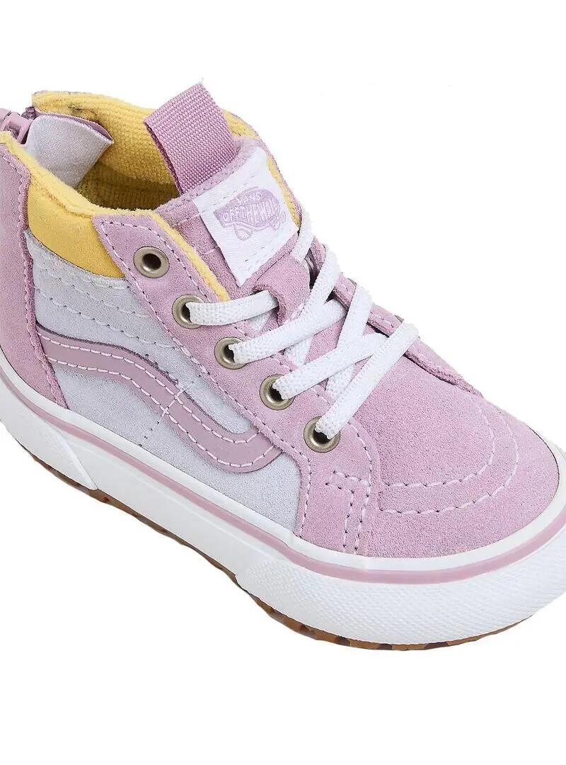 Zapatilla para Niña Vans Sk8-hi zip Rosa 2/5