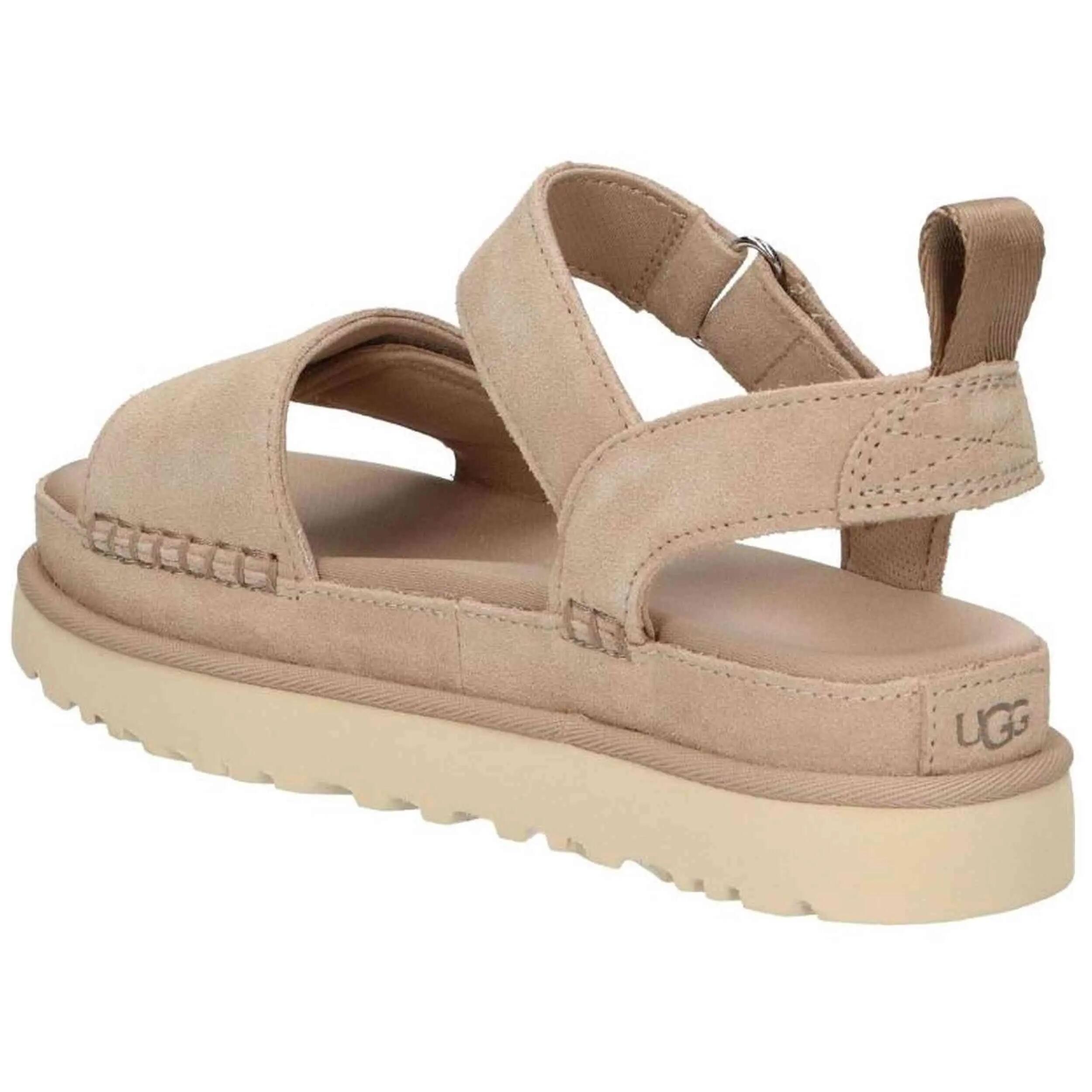 Sandálias para mulher Ugg Goldenstar marrom. 5/5