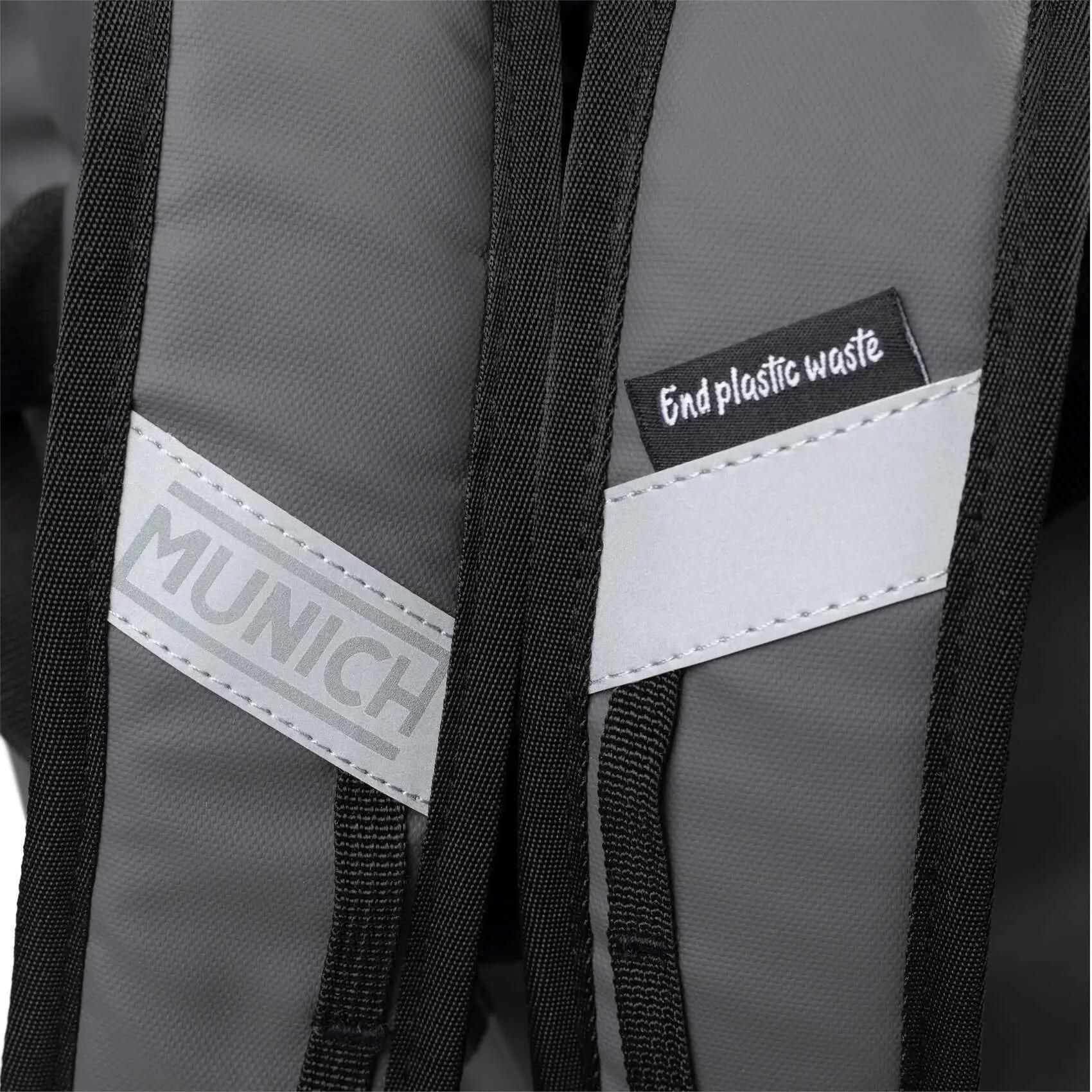 MUNICH 7113511 Bolsa/mochila convertible reciclada Gym Sports M (gris 2/5