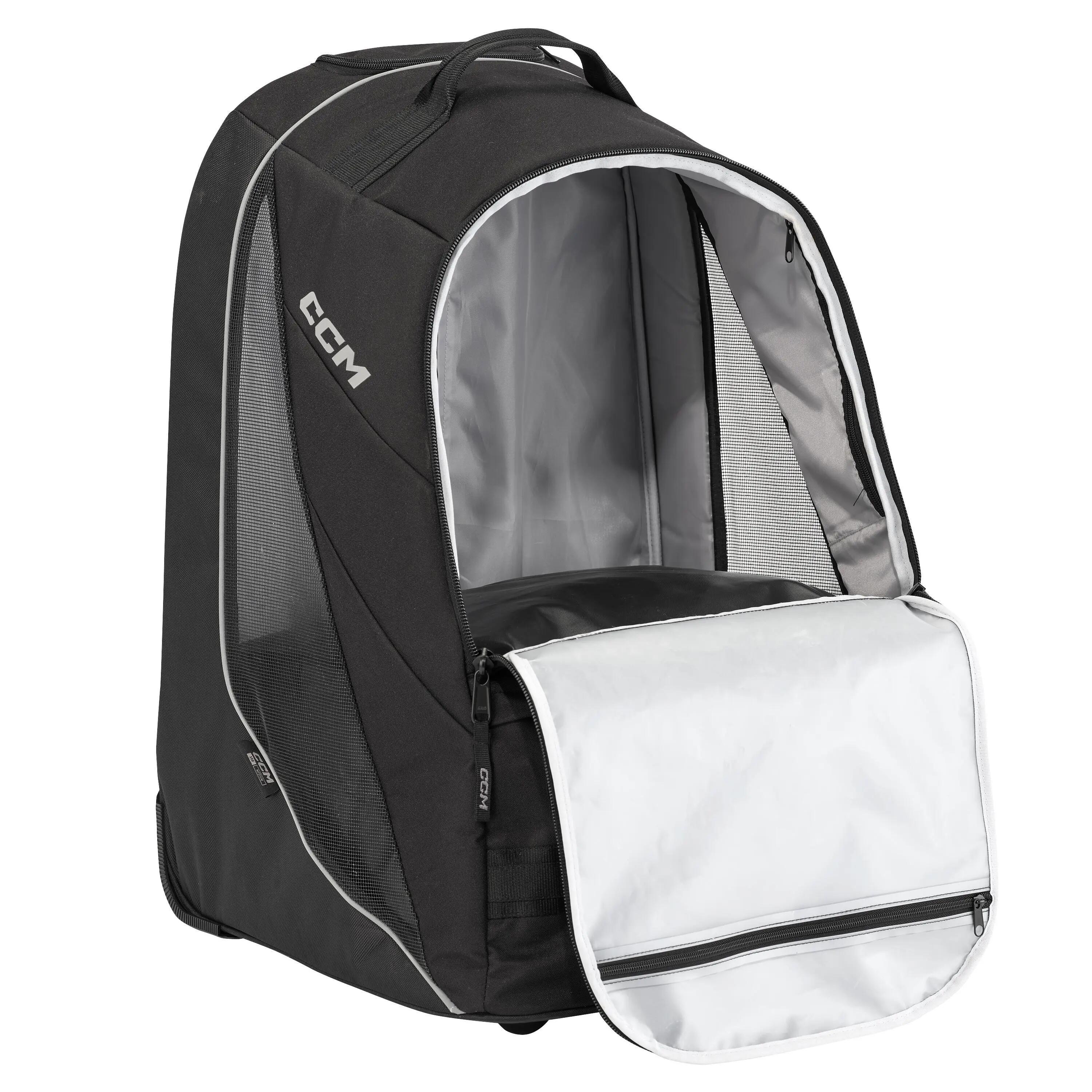 B590W CCM Wheeled Player Backpack czarny 18WH plecak hokejowy 3/8