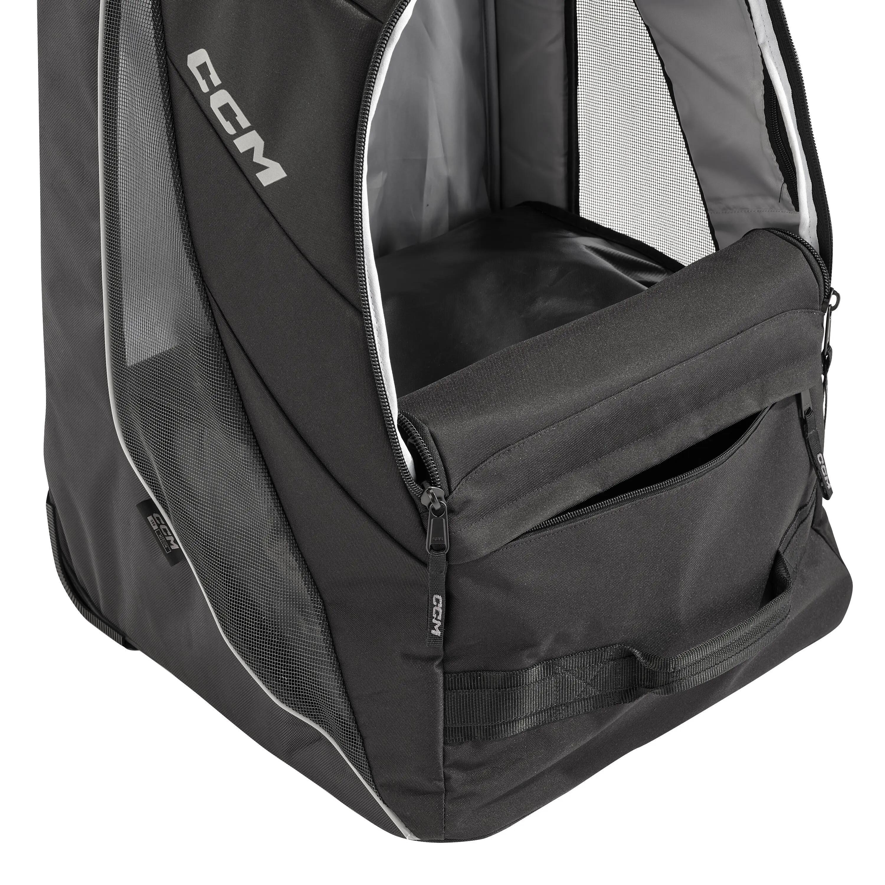 B590W CCM Wheeled Player Backpack czarny 18WH plecak hokejowy 2/8