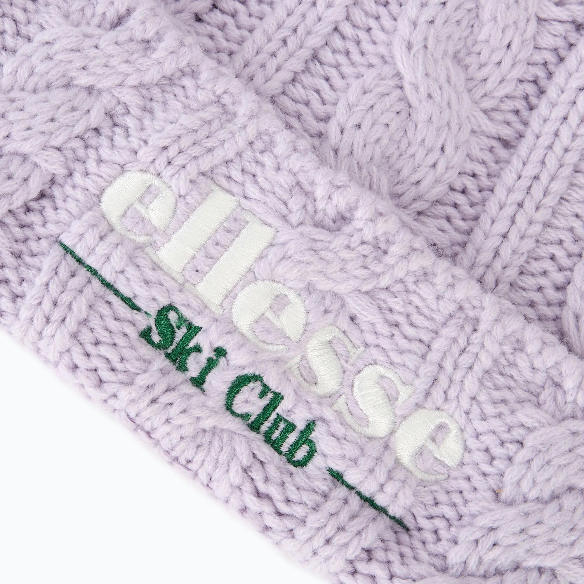 Bonnet Ellesse Sanga pom pom Violet 3/5