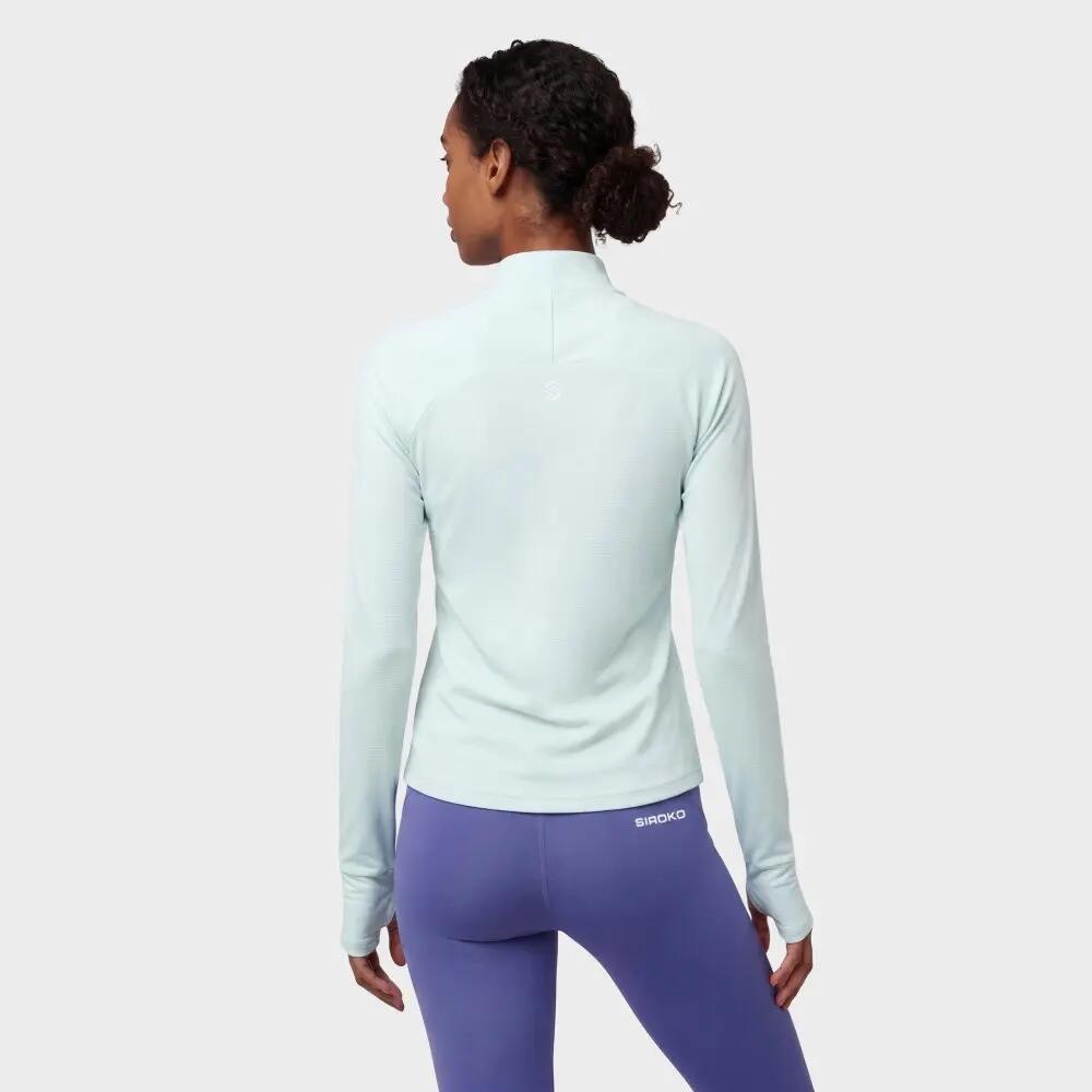 Women ’s long sleeve trail running base layer Aizkorri-W Blue Blue 6/8