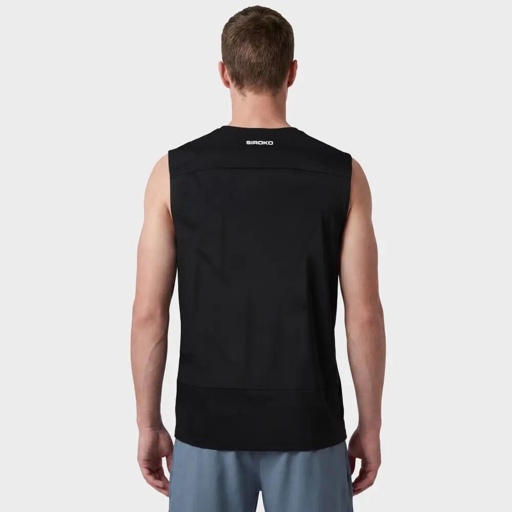 Férfi futó trikó - Apex Black Noir 6/8