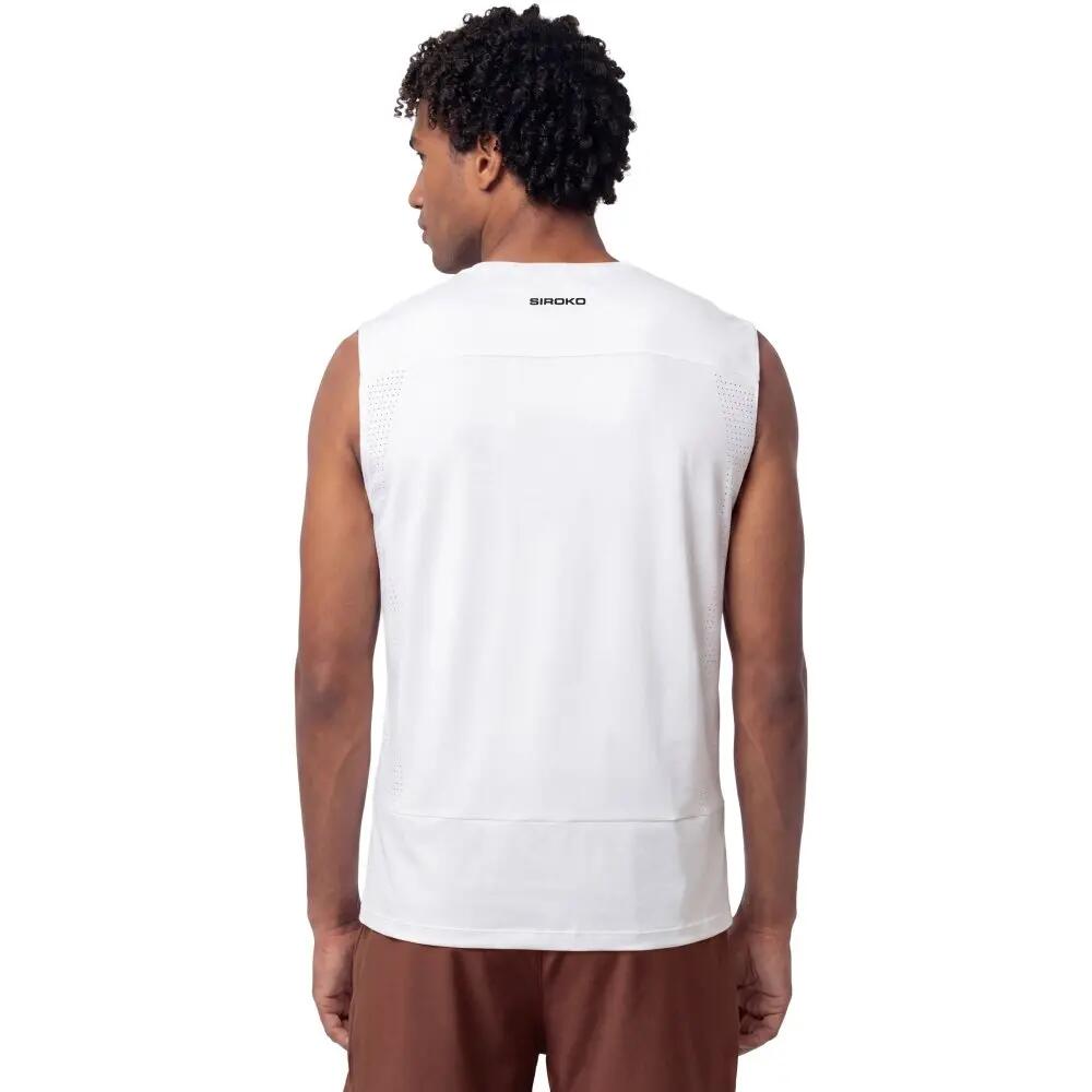 Men Hiking 's trail running tank top Apex White White 2/8